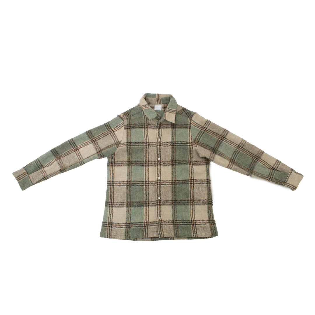 Brushed Wool Flannel Shirt